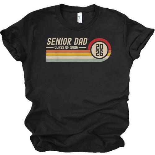 Senior Dad Class Of 2026 Graduation 2026 Graduate Vintage Unisex Jersey T-Shirt - Best Gift Smart