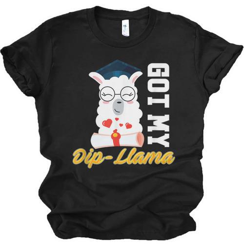 Senior Graduation TShirt 2019 Got My Dip-Llama Diploma Shirt Unisex Jersey T-Shirt - Best Gift Smart