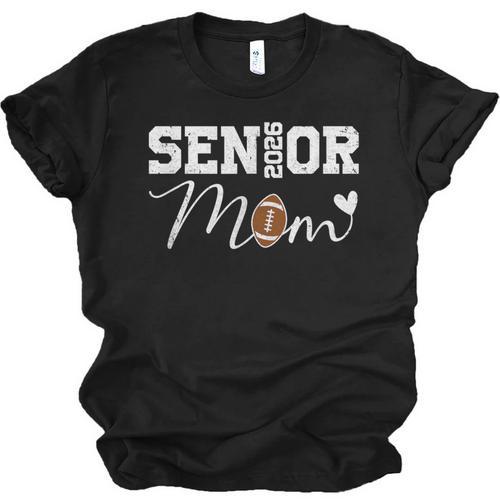 Senior Mom 2026 Football Mommy Class Of 2026 Graduation Unisex Jersey T-Shirt - Best Gift Smart