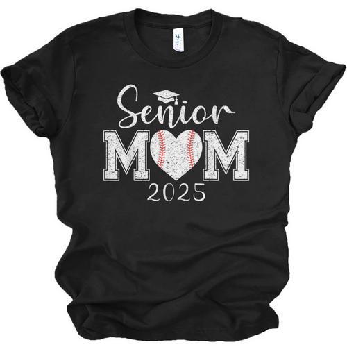 Senior Mom Baseball 2025 Class Of 2025 Graduation Unisex Jersey T-Shirt - Best Gift Smart