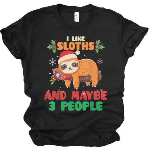 Sloth For Sloth Lover Men Women Kids Introverts Unisex Jersey T-Shirt - Raresse
