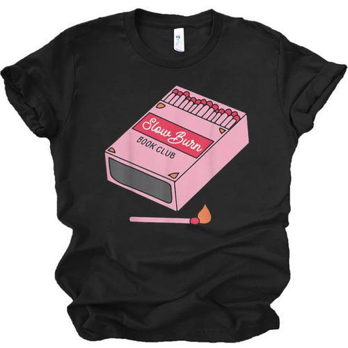 Slow Burn Book Club Unisex Jersey T-Shirt - Bookorys