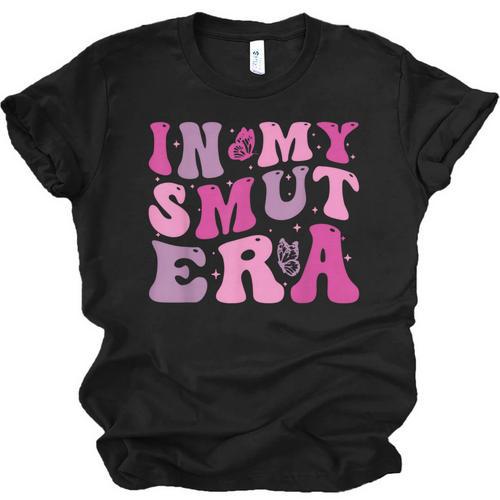In My Smut Era Groovy Smut Book Reading Spicy Book Romance Unisex Jersey T-Shirt - Bookorys