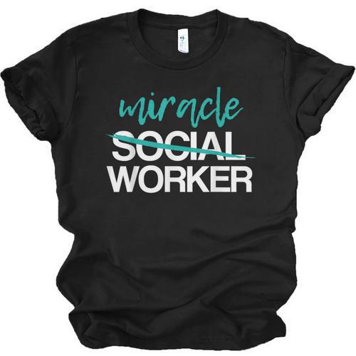 Social Worker Work Month MSW Graduation Masters Unisex Jersey T-Shirt - Best Gift Smart
