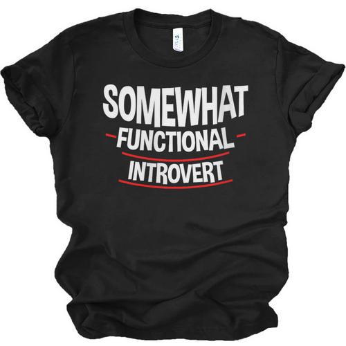 Somewhat Functional Introvert Unisex Jersey T-Shirt - Raresse