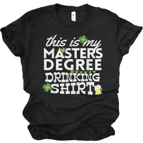 St Patricks Day Masters Degree MSW Graduation Social Work Unisex Jersey T-Shirt - Best Gift Smart
