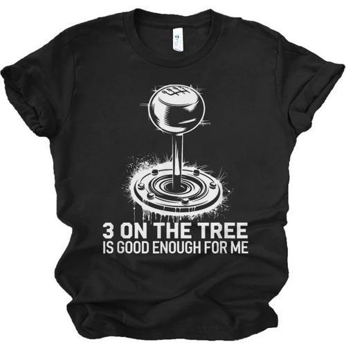 Stick Shift Nostalgia Column Shift Line Unisex Jersey T-Shirt - Figerry