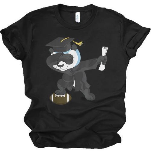 Student Graduation 2022 Panda Football Boys Girls Teenager Unisex Jersey T-Shirt - Best Gift Smart