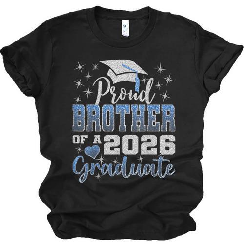 Super Proud Brother Of 2026 Graduate Graduation Family Unisex Jersey T-Shirt - Best Gift Smart