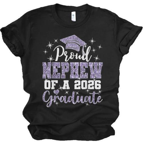 Super Proud Nephew Of 2026 Graduate Senior Graduation Family Unisex Jersey T-Shirt - Best Gift Smart