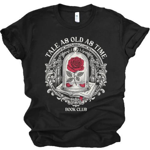 Tale As Old As Time Classic Book Lover Retro Unisex Jersey T-Shirt - Bookorys DE