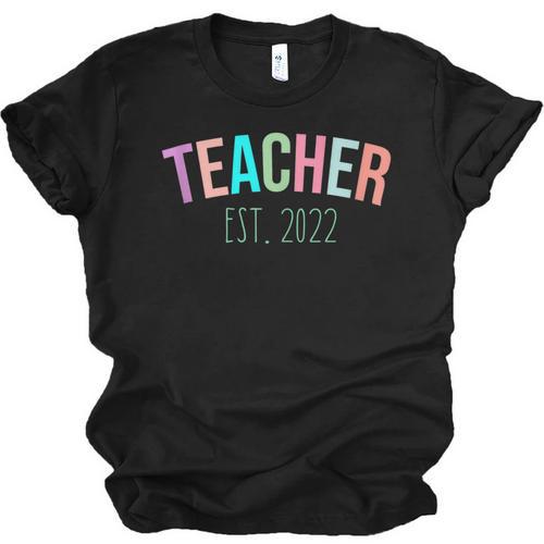 TEACHER Teacher Graduation Kindergarten Teacher 2022 Unisex Jersey T-Shirt - Best Gift Smart