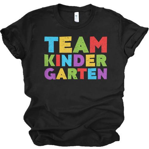 Team Kindergarten Shirt Teacher Back To School Graduation Men Women Girls Kids Unisex Jersey T-Shirt - Best Gift Smart