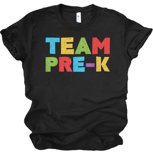 Team Pre-K Shirt Teacher Boy Girl Back To School Graduation Unisex Jersey T-Shirt - Best Gift Smart