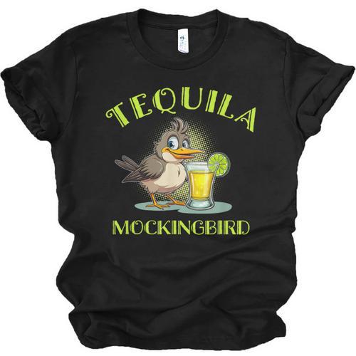 Tequila Mockingbird For Book Lovers And Writers Unisex Jersey T-Shirt - Bookorys