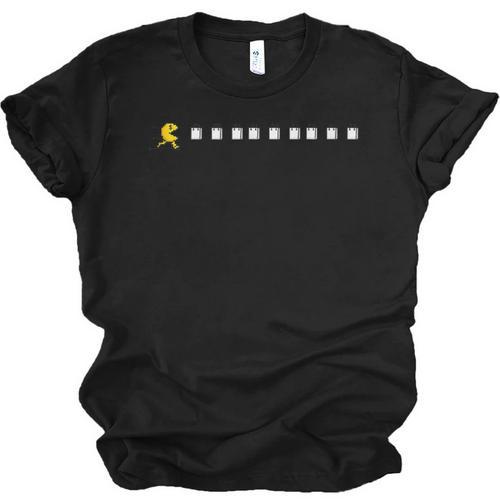 Thanksgiving Fun Nostalgia Pixels Shopping Therapy Unisex Jersey T-Shirt - Figerry