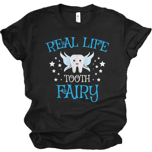 Tooth Fairy Tshirt Cute Dental Hygienist Graduation T Shirt Unisex Jersey T-Shirt - Best Gift Smart