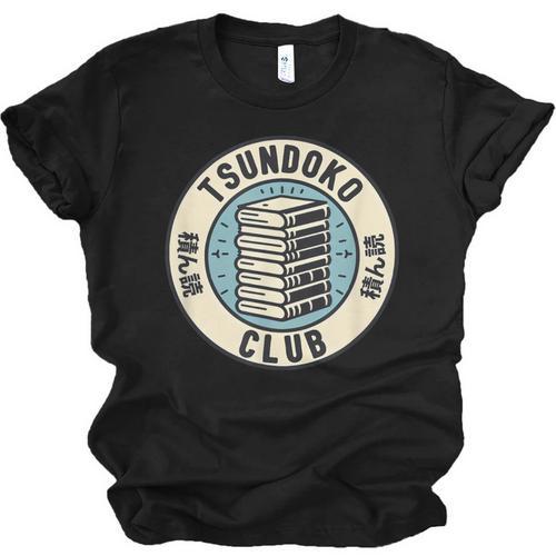 Tsundoku Club Book Lovers Bibliophile Booktok Reading Unisex Jersey T-Shirt - Bookorys DE