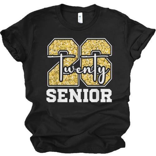 Twenty 2026 Class Of 26 Seniors Back To School Graduation Unisex Jersey T-Shirt - Best Gift Smart