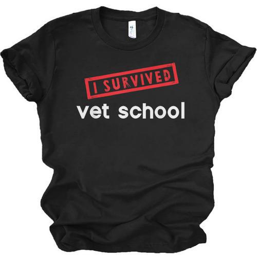 Vet School Tech Graduation Future Veternarians I Survived Unisex Jersey T-Shirt - Best Gift Smart
