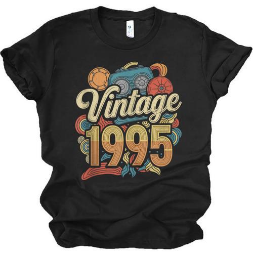 Vintage 1995 Retro Classic 90s Nostalgia Throwback Vibe Unisex Jersey T-Shirt - Figerry
