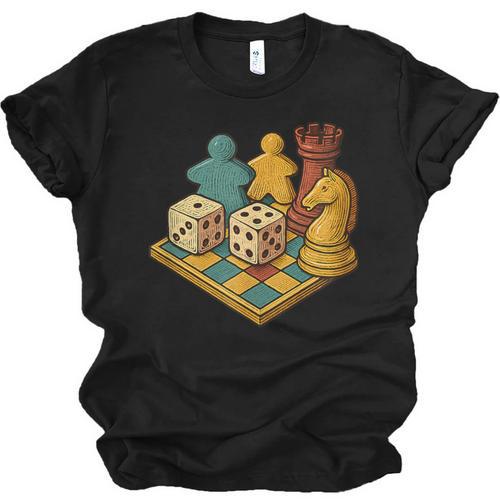 Vintage Board Game Art – Tabletop Nostalgia Unisex Jersey T-Shirt - Figerry