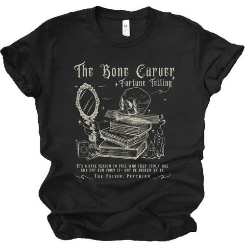 Vintage The Bone Carver Death God Tour Skeleton Spicy Books Unisex Jersey T-Shirt - Bookorys