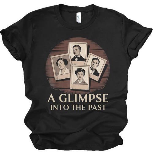 Vintage Portrait Photography Memory Nostalgia Vibe Unisex Jersey T-Shirt - Figerry