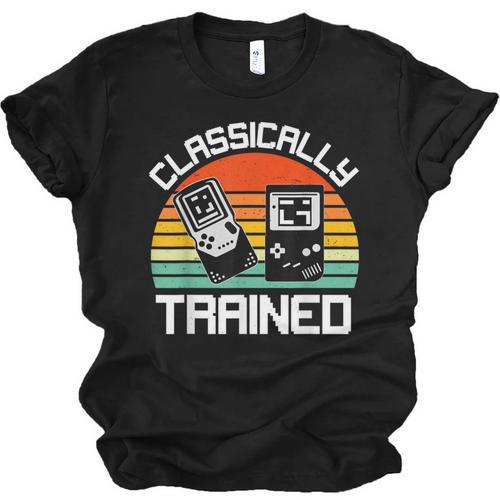 Vintage Retro Classically Trained Video Game 90s Nostalgia Unisex Jersey T-Shirt - Figerry