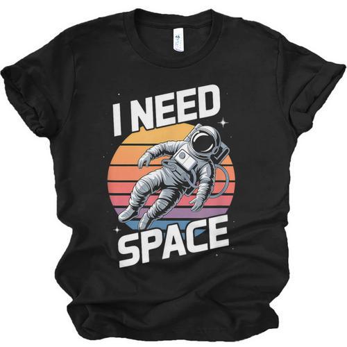 Vintage Space For Introverts I Need Space Unisex Jersey T-Shirt - Raresse