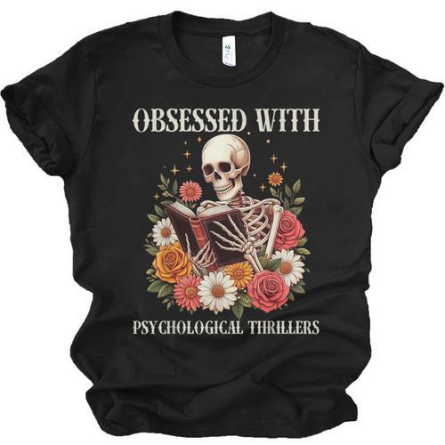 Women's Psychological Thriller Book Reader Lover Unisex Jersey T-Shirt - Bookorys UK