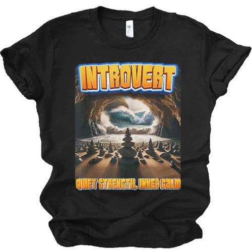 World Introvert Day Quiet Strength Inner Calm Unisex Jersey T-Shirt - Raresse