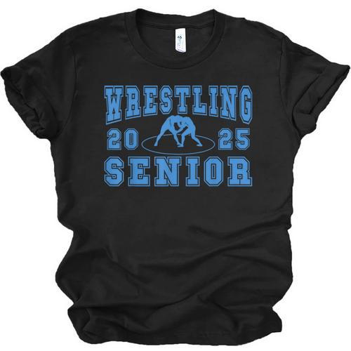 Wrestling Senior Night Wrestling Senior 2025 Graduation 44 Unisex Jersey T-Shirt - Best Gift Smart