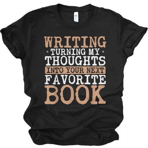 Writing Author Life Books Journalist Typewriter Unisex Jersey T-Shirt - Bookorys