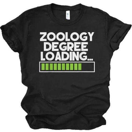 Zoology Degree Loading Zoologist Graduation Student Tee Unisex Jersey T-Shirt - Best Gift Smart