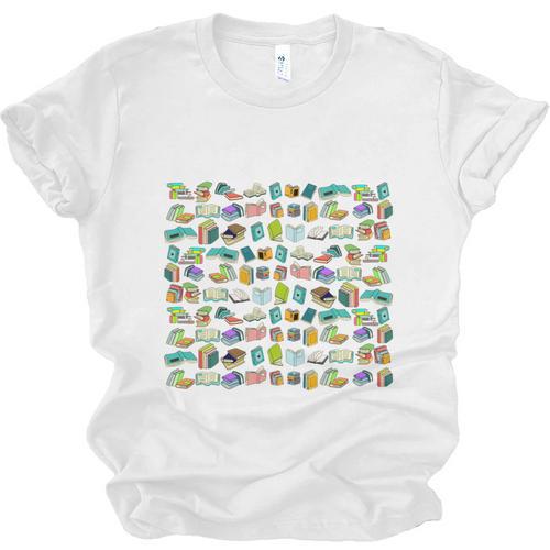 100 Days In The Books English Reading Teacher 100th Day Kids Unisex Jersey T-Shirt - Bookorys