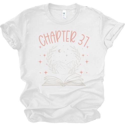 37th Birthday Women Book Lovers Chapter 37 Its My Birthday Unisex Jersey T-Shirt - Bookorys