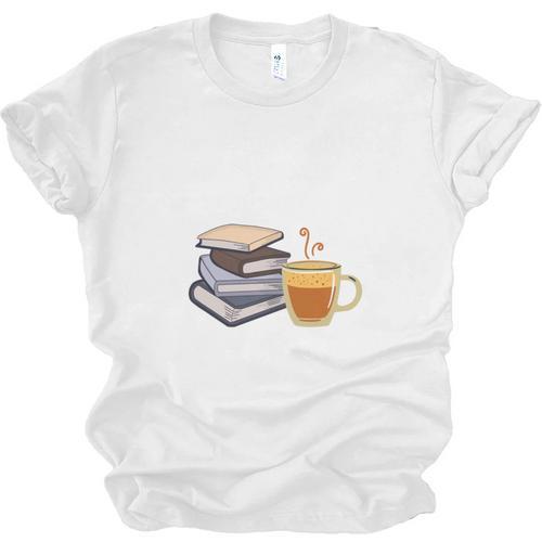 67 Read Every Night Quote For Book Lovers &Coffee Fans Unisex Jersey T-Shirt - Bookorys
