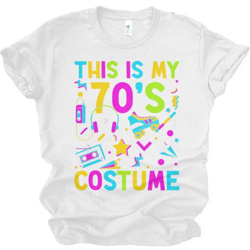 This Is My 70's Costume Nostalgia Mixtape Era 1970s Party Premium Tri-Blend Unisex Jersey T-Shirt - Figerry