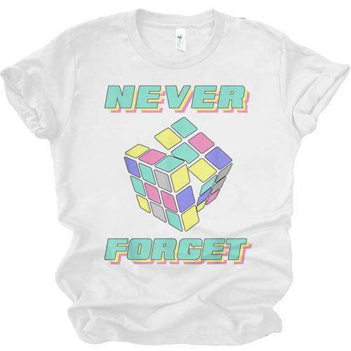 80s 90s Nostalgia Magic Cube Retro Party Costume Unisex Jersey T-Shirt - Figerry