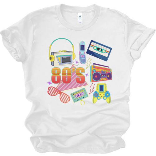 80's Vintage Cassette Tape Nostalgia Mixtape Era 1980s Retro Premium Tri-Blend Unisex Jersey T-Shirt - Figerry