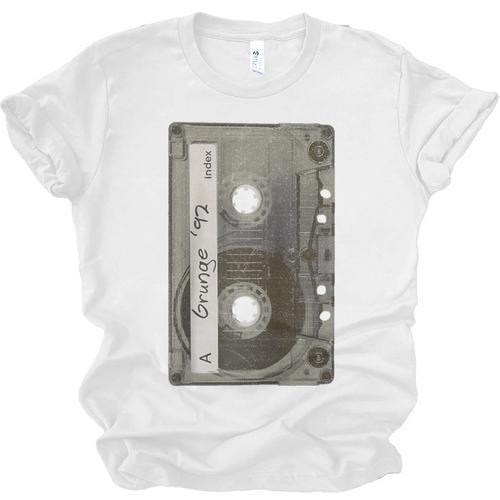90s MUSIC NOSTALGIA GRAPHIC Raglan Baseball Tee Unisex Jersey T-Shirt - Figerry