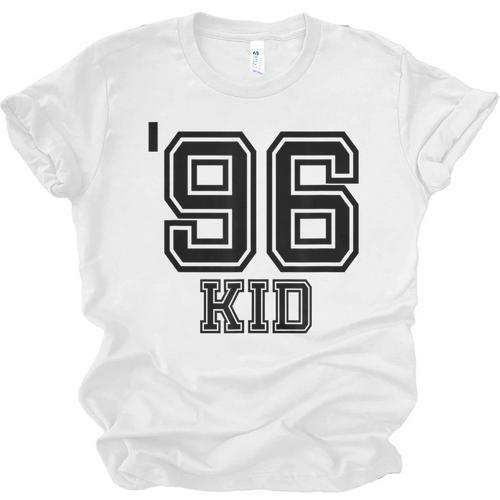 '96 Kid Perfect Vintage Retro Nostalgia Gear For Year 1996 Unisex Jersey T-Shirt - Figerry