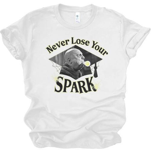 The Addams Family TV Series – Uncle Fester Graduation Spark Premium Unisex Jersey T-Shirt - Best Gift Smart
