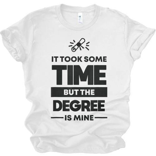 Adult College Graduation Unisex Jersey T-Shirt - Best Gift Smart