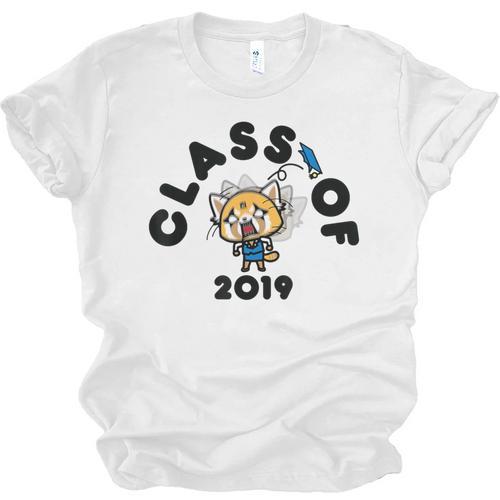 Aggretsuko Class Of 2019 Graduation Seniors Graduate Unisex Jersey T-Shirt - Best Gift Smart