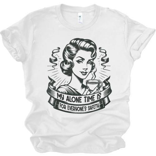 My Alone Time Is For Everyone's Safety Introvert Safety Unisex Jersey T-Shirt - Raresse