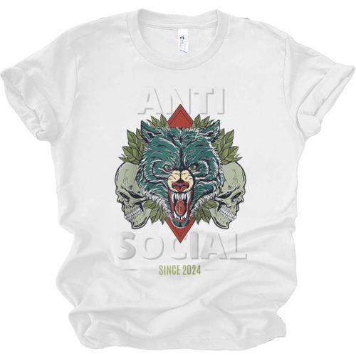 Antisocial Introvert I Like Being Alone Raglan Baseball Tee Unisex Jersey T-Shirt - Raresse