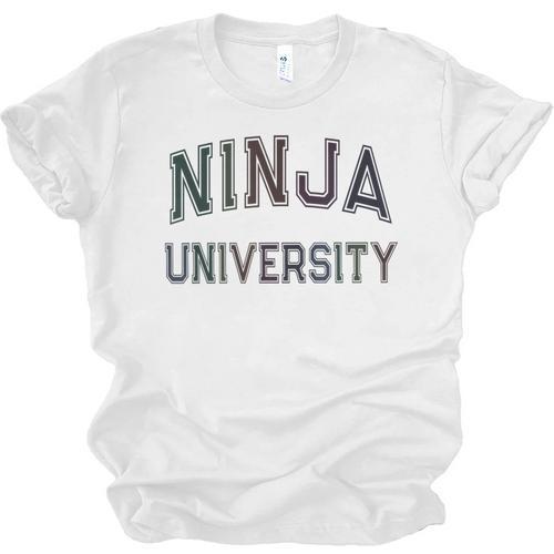 Antisocial NINJA UNIVERSITY Introvert Sarcastic Unisex Jersey T-Shirt - Raresse