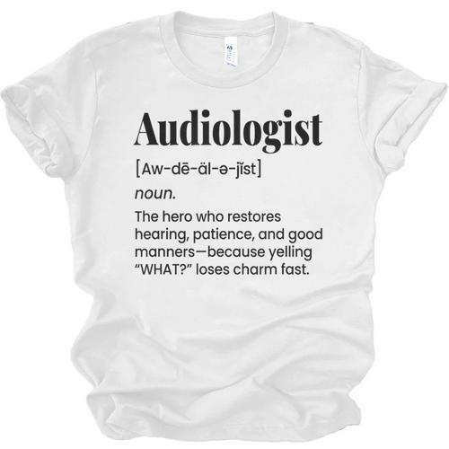 Audiologist Audiology Student Graduation Ear Doctor Unisex Jersey T-Shirt - Best Gift Smart